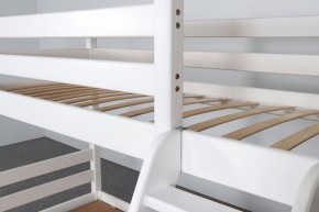 АДЕЛЬ Кровать двухъярусная с наклонной лестницей (белый) в Первоуральске - pervouralsk.ok-mebel.com | фото 6