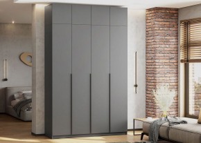 Антресоль 1600 «ШК-5» Графит серый в Первоуральске - pervouralsk.ok-mebel.com | фото 4