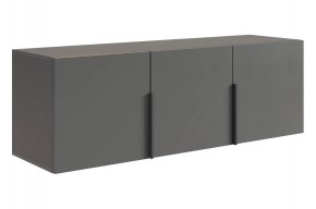 БАСКО Антресоль трехдверная L1200 (графит) в Первоуральске - pervouralsk.ok-mebel.com | фото