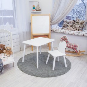 Детский комплект стол и стул «Облачко» Rolti Baby (белый/белый, массив березы/мдф) в Первоуральске - pervouralsk.ok-mebel.com | фото 2