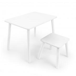 Детский комплект стол и табурет Rolti Baby (белая столешница/белое сиденье/белые ножки) в Первоуральске - pervouralsk.ok-mebel.com | фото