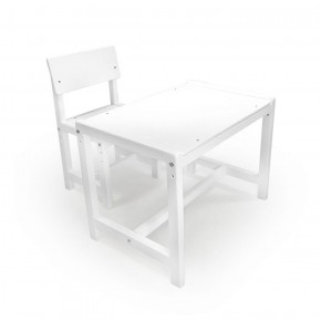 Детский растущий комплект стол и стул Я САМ "Лофт" (Белый, Белый) в Первоуральске - pervouralsk.ok-mebel.com | фото