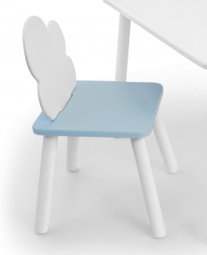 Детский стул Облачко (Белый/Голубой/Белый) в Первоуральске - pervouralsk.ok-mebel.com | фото 1