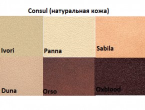 Диван двухместный Алекто Consul натуральная кожа в Первоуральске - pervouralsk.ok-mebel.com | фото 5