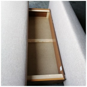 Диван-кровать Комфорт без подлокотников BALTIC AZURE (2 подушки) в Первоуральске - pervouralsk.ok-mebel.com | фото 6