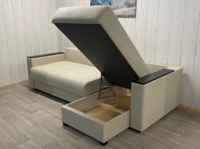 Диван угловой Комфорт-3 (НПБ+МДФ) велюр Luma 01 в Первоуральске - pervouralsk.ok-mebel.com | фото 8