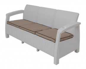 Диван Yalta Premium Sofa 3 Set (Ялта) белый (+подушки под спину) в Первоуральске - pervouralsk.ok-mebel.com | фото 1