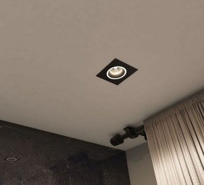 DK2061-BK Встраиваемый светильник IP 20, до 15 Вт, GU10, LED, черный, алюминий в Первоуральске - pervouralsk.ok-mebel.com | фото 4