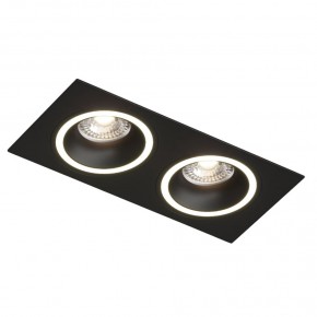 DK2062-BK Встраиваемый светильник, IP 20, до 15 Вт, GU10, LED, черный, алюминий в Первоуральске - pervouralsk.ok-mebel.com | фото