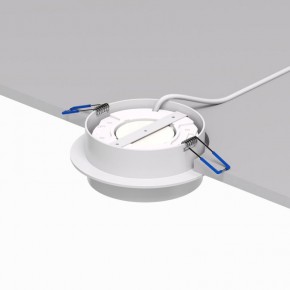 DK2090-WH Встраиваемый светильник FLAT, IP 20, до 15 Вт, GX53, LED, белый, алюминий в Первоуральске - pervouralsk.ok-mebel.com | фото 3