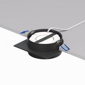 DK2091-BK Встраиваемый светильник FLAT, IP 20, до 15 Вт, GX53, LED, черный, алюминий в Первоуральске - pervouralsk.ok-mebel.com | фото 4