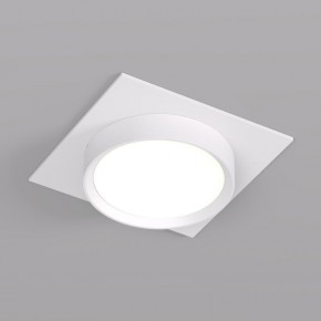 DK2091-WH Встраиваемый светильник FLAT, IP 20, до 15 Вт, GX53, LED, белый, алюминий в Первоуральске - pervouralsk.ok-mebel.com | фото