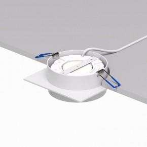 DK2091-WH Встраиваемый светильник FLAT, IP 20, до 15 Вт, GX53, LED, белый, алюминий в Первоуральске - pervouralsk.ok-mebel.com | фото 4