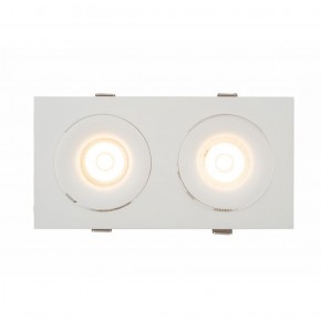 DK2122-WH Встраиваемый светильник, IP 20, 50 Вт, GU10, белый, алюминий в Первоуральске - pervouralsk.ok-mebel.com | фото 1