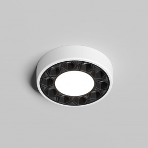 DK2440-WB Встраиваемый светильник DUAL 5+5 Вт, LED 4000K, IP 20, d90mm, белый/черный, алюминий/акрил в Первоуральске - pervouralsk.ok-mebel.com | фото 2