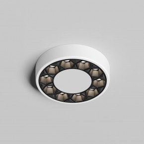 DK2440-WB Встраиваемый светильник DUAL 5+5 Вт, LED 4000K, IP 20, d90mm, белый/черный, алюминий/акрил в Первоуральске - pervouralsk.ok-mebel.com | фото 3