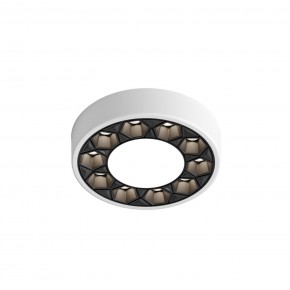 DK2440-WB Встраиваемый светильник DUAL 5+5 Вт, LED 4000K, IP 20, d90mm, белый/черный, алюминий/акрил в Первоуральске - pervouralsk.ok-mebel.com | фото 4