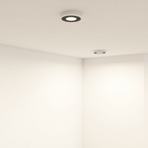 DK2440-WB Встраиваемый светильник DUAL 5+5 Вт, LED 4000K, IP 20, d90mm, белый/черный, алюминий/акрил в Первоуральске - pervouralsk.ok-mebel.com | фото 6