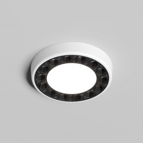 DK2441-WB Встраиваемый светильник DUAL 9+9 Вт, LED 4000K, IP 20, d120mm, белый/черный, алюминий/акрил в Первоуральске - pervouralsk.ok-mebel.com | фото 2