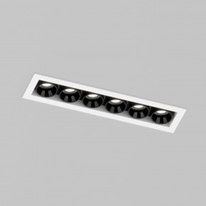 DK2514-WB Встраиваемый светильник SPACE со светодиодом L126mm 220V 10W 38° 4000К IP20 белый/черный алюминий в Первоуральске - pervouralsk.ok-mebel.com | фото
