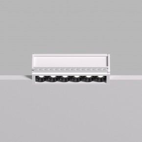 DK2531-WB Встраиваемый светильник SPACE со светодиодом под шпатлевку L126mm 220V 10W 38° 4000К IP20 белый/черный алюминий в Первоуральске - pervouralsk.ok-mebel.com | фото 3