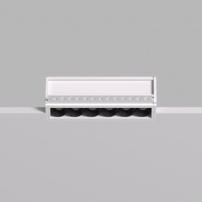 DK2531-WB Встраиваемый светильник SPACE со светодиодом под шпатлевку L126mm 220V 10W 38° 4000К IP20 белый/черный алюминий в Первоуральске - pervouralsk.ok-mebel.com | фото 4