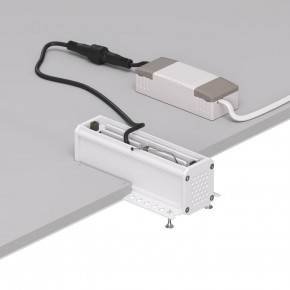 DK2531-WB Встраиваемый светильник SPACE со светодиодом под шпатлевку L126mm 220V 10W 38° 4000К IP20 белый/черный алюминий в Первоуральске - pervouralsk.ok-mebel.com | фото 5