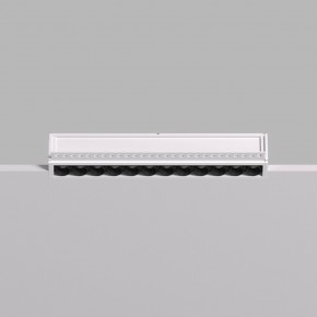 DK2532-WB Встраиваемый светильник SPACE со светодиодом под шпатлевку L240mm 220V 20W 38° 4000К IP20 белый/черный алюминий в Первоуральске - pervouralsk.ok-mebel.com | фото 4