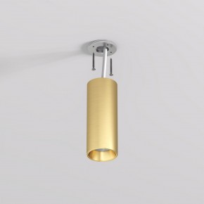 DK2615-SB Накладной светильник SHINE TUBE со светодиодом, D45*H115, IP20, 3000К, 7W, RA?90, сатинированная латунь, алюминий в Первоуральске - pervouralsk.ok-mebel.com | фото 3