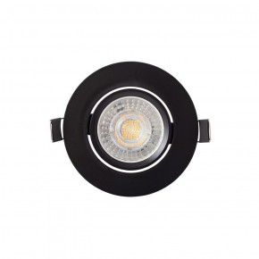 DK3020-BK Встраиваемый светильник, IP 20, 10 Вт, GU5.3, LED, черный, пластик в Первоуральске - pervouralsk.ok-mebel.com | фото 3