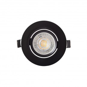 DK3020-BK Встраиваемый светильник, IP 20, 10 Вт, GU5.3, LED, черный, пластик в Первоуральске - pervouralsk.ok-mebel.com | фото