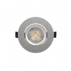 DK3020-CM Встраиваемый светильник, IP 20, 10 Вт, GU5.3, LED, серый, пластик в Первоуральске - pervouralsk.ok-mebel.com | фото 1