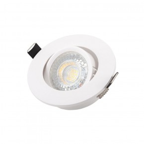 DK3020-WH Встраиваемый светильник, IP 20, 10 Вт, GU5.3, LED, белый, пластик в Первоуральске - pervouralsk.ok-mebel.com | фото 3