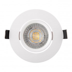 DK3020-WH Встраиваемый светильник, IP 20, 10 Вт, GU5.3, LED, белый, пластик в Первоуральске - pervouralsk.ok-mebel.com | фото