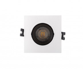 DK3021-WB Встраиваемый светильник, IP 20, 10 Вт, GU5.3, LED, белый/черный, пластик в Первоуральске - pervouralsk.ok-mebel.com | фото