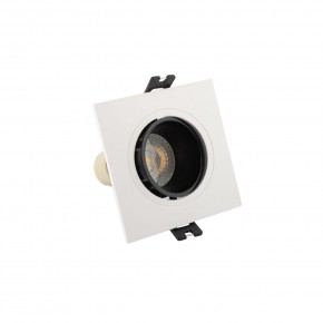 DK3021-WB Встраиваемый светильник, IP 20, 10 Вт, GU5.3, LED, белый/черный, пластик в Первоуральске - pervouralsk.ok-mebel.com | фото 2