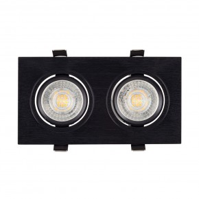 DK3022-BK Встраиваемый светильник, IP 20, 10 Вт, GU5.3, LED, черный, пластик в Первоуральске - pervouralsk.ok-mebel.com | фото 2