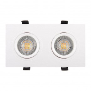 DK3022-WH Встраиваемый светильник, IP 20, 10 Вт, GU5.3, LED, белый, пластик в Первоуральске - pervouralsk.ok-mebel.com | фото 2