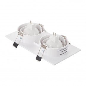 DK3022-WH Встраиваемый светильник, IP 20, 10 Вт, GU5.3, LED, белый, пластик в Первоуральске - pervouralsk.ok-mebel.com | фото 3