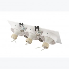 DK3023-WH Встраиваемый светильник, IP 20, 10 Вт, GU5.3, LED, белый, пластик в Первоуральске - pervouralsk.ok-mebel.com | фото 4