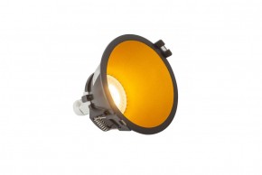DK3026-BG Встраиваемый светильник, IP 20, 10 Вт, GU5.3, LED, черный/золотой, пластик в Первоуральске - pervouralsk.ok-mebel.com | фото 3