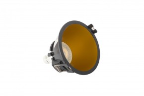 DK3026-BG Встраиваемый светильник, IP 20, 10 Вт, GU5.3, LED, черный/золотой, пластик в Первоуральске - pervouralsk.ok-mebel.com | фото 4