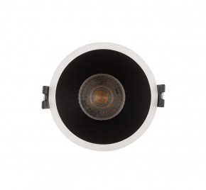 DK3026-WB Встраиваемый светильник, IP 20, 10 Вт, GU5.3, LED, белый/черный, пластик в Первоуральске - pervouralsk.ok-mebel.com | фото