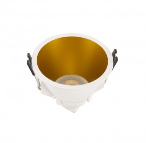 DK3026-WG Встраиваемый светильник, IP 20, 10 Вт, GU5.3, LED, белый/золотой, пластик в Первоуральске - pervouralsk.ok-mebel.com | фото 2