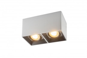 DK3035-WB Светильник накладной IP 20, 10 Вт, GU5.3, LED, белый/черный, пластик в Первоуральске - pervouralsk.ok-mebel.com | фото