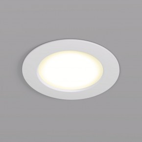 DK3046-WH Встраиваемый светильник, IP 20, 5Вт, LED, белый, пластик в Первоуральске - pervouralsk.ok-mebel.com | фото