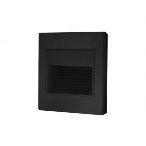 DK3050-BK Светильник встраиваемый в стену, IP 20, LED 3000, 1 Вт, черный пластик в Первоуральске - pervouralsk.ok-mebel.com | фото