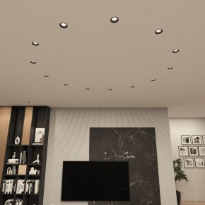 DK3055-BK Встраиваемый светильник, IP 20, 10 Вт, GU5.3, LED, черный, пластик в Первоуральске - pervouralsk.ok-mebel.com | фото 3