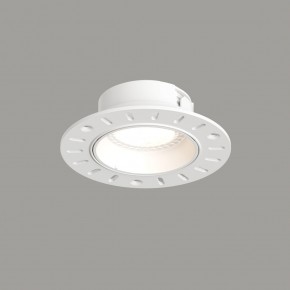 DK3055-WH Встраиваемый светильник, IP 20, 10 Вт, GU5.3, LED, белый, пластик в Первоуральске - pervouralsk.ok-mebel.com | фото