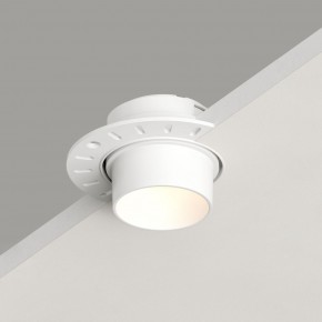DK3056-WH Встраиваемый светильник под шпатлевку, IP20, до 15 Вт, LED, GU5,3, белый, пластик в Первоуральске - pervouralsk.ok-mebel.com | фото 2